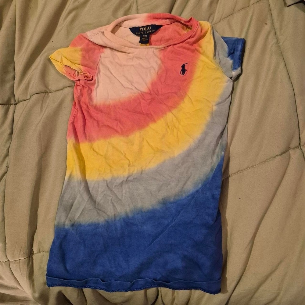 Girls tie-dye short dress